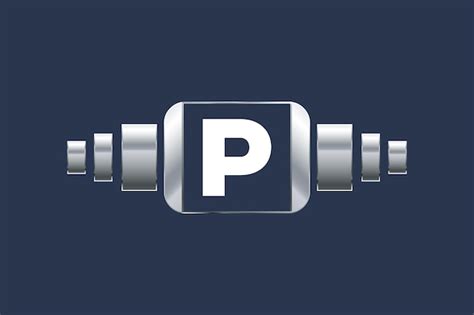 Premium Vector Letter P Technology Logo Design Template