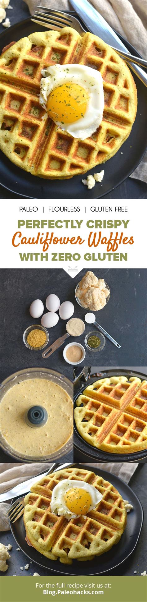 Perfectly Crispy Cauliflower Waffles With Zero Gluten Paleo Flourless