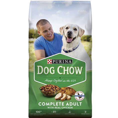 Purina Dog Chow Purina Complete Kibble With Chicken Flavor Adult Dry ...