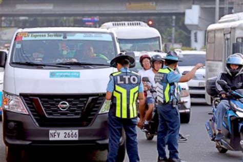 Higit 3 500 Motorista Hinuli Ng LTO NCR LEU Sa Enero 2024 Sa Paglabag