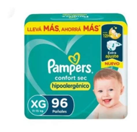 Pañales Pampers Confort Sec Sin Género Xgpañales Pampers Confort Sec