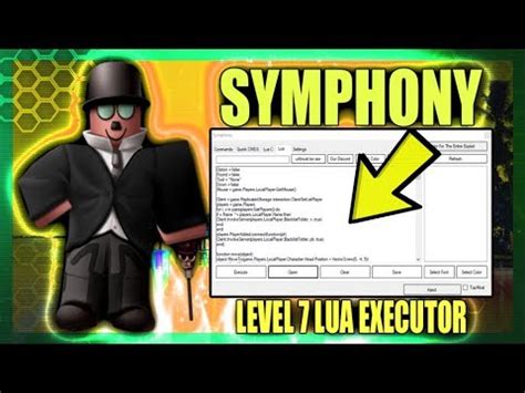 LUA NEW ROBLOX EXPLOIT SYMPHONY FULL LUA C AND LUA EXECUTOR WITH 50