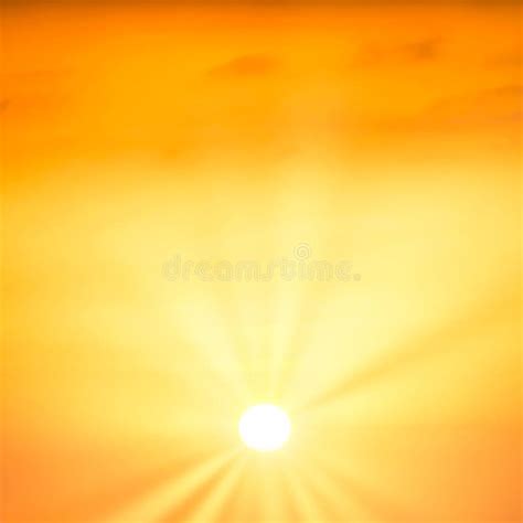 Sunset Sky with Yellow Clouds Stock Image - Image of morning, sunshine ...