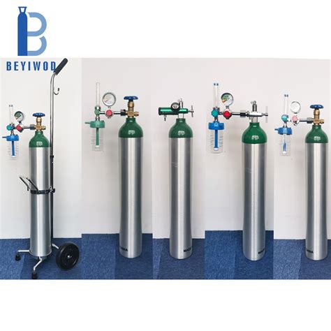 High Pressure Seamless Aluminum Medical Oxygen Cylinder Tank Medical