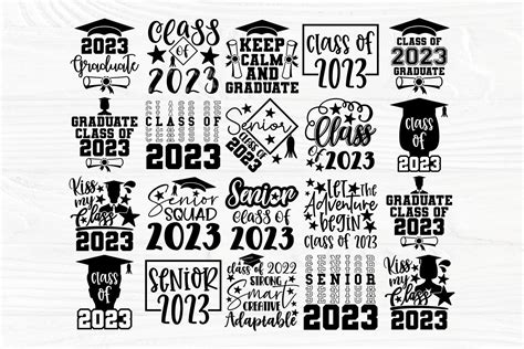 Graduation Svg Bundle Senior 2023 Svg Class Of 2023 Svg In 2022