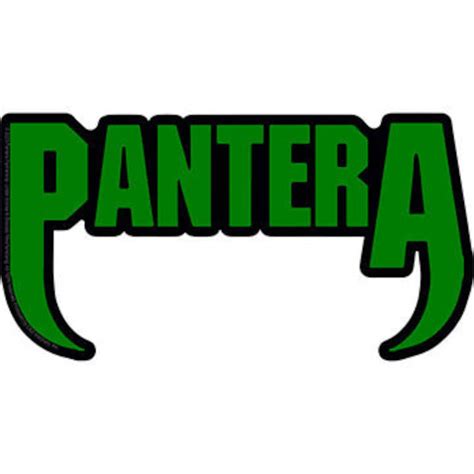 Pantera Logo Sticker Decal 6x315 Inch Pantera Band Logo Album Heavy