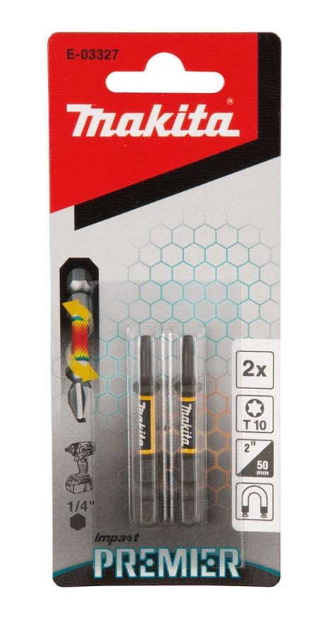 Makita Impact Premier Inserto Torx Torsion Gold Da Mm Pz