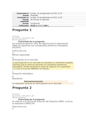 Evaluaciones Gestion De Calidad Comenzado El Tuesday De September