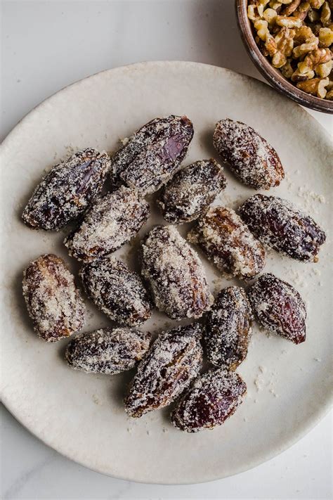 Sugared Dates Walnut Stuffed Salted Plains