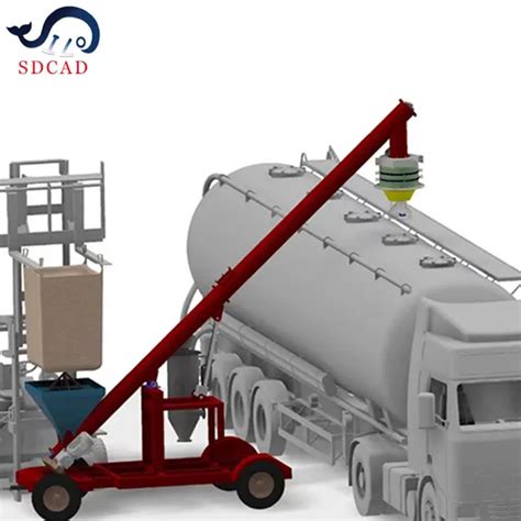 Sdcad Brand Professional Bulk Container Loading System With Bulk Truck