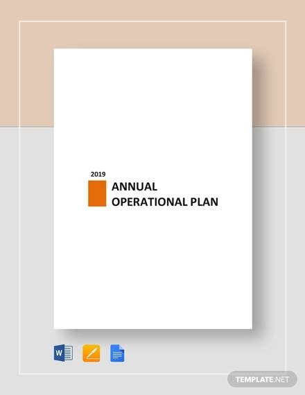 FREE 14 Annual Operational Plan Samples Templates In PDF MS Word