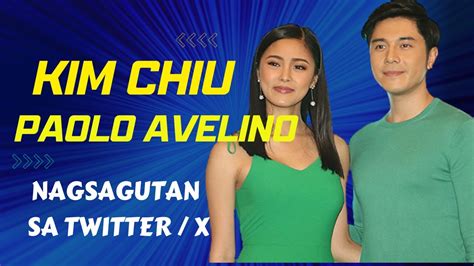 VLT KIM CHIUU PAOLO AVELINO Nagsagutan Sa Twitter Or X Kimchiu