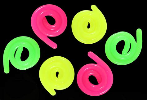 Glow In The Dark Stretch String Fidget Toy Worm Noodle Strings Fidget Curious Minds Busy Bags