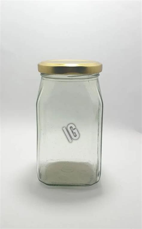 Lug Cap Tin Transparent 500 G Honey Square Glass Jar At Rs 13 6 Piece