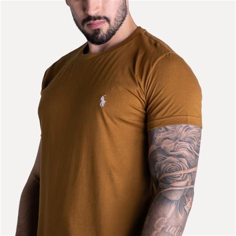 Camiseta Básica RL Whisky Escuro