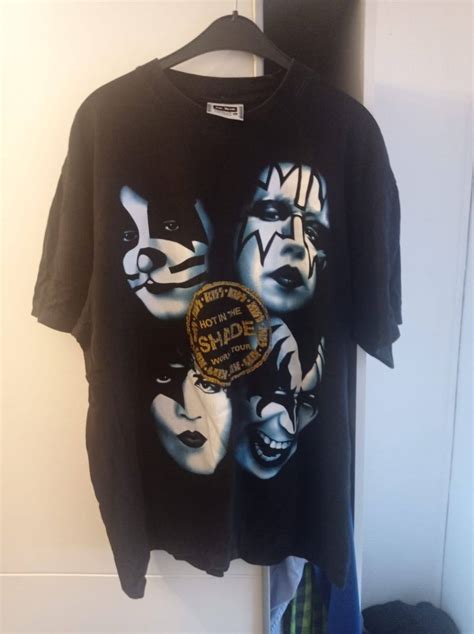 Kiss Vintage Kiss Hot In The Shade 1990 Tour Shirt Grailed