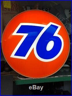 Large Vintage Union 76 Gas Station Light Up Sign 76 Service Station ...