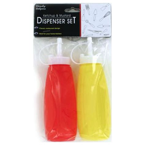 Ketchup And Mustard Dispenser Set Pack Of 24