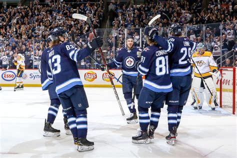 The Winnipeg Jets Clinch A Playoff Berth At Home