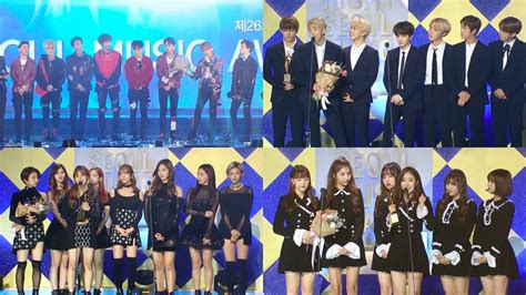 Winners Of The 26th Seoul Music Awards Soompi