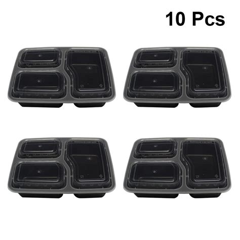 Customized Meal Prep Containers Food Storage Compartment Disposable