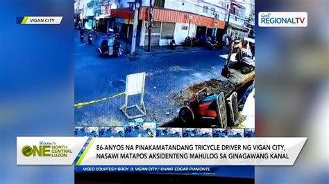 One North Central Luzon 86 Anyos Na Tricycle Driver Sa Vigan City