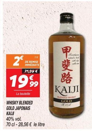 Promo Whisky Blended Gold Japonais Kaiji Chez Netto