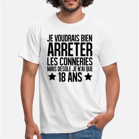 Tee Shirt 18 Ans à Commander En Ligne Spreadshirt