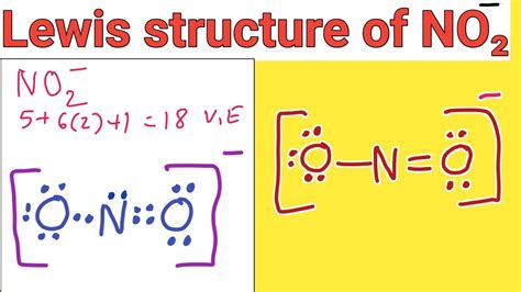 Draw The Lewis Structure Of Nitrite No And Then Determine The | Sexiz Pix