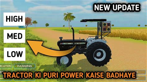 Indian Vehicle Simulator 3d Game Mein Tractor Ki Puri Power Kaise