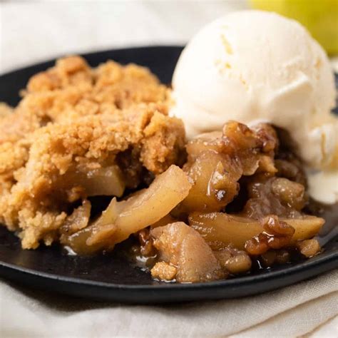 Pear Walnut Crisp Story Baked By An Introvert