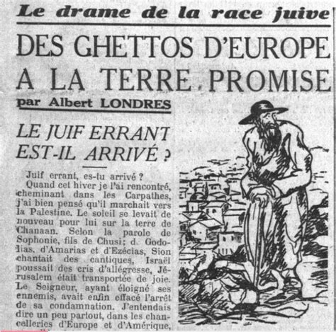 Albert Londres Le Juif errant est arrivé K Les Juifs lEurope