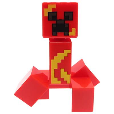 Lego Minecraft Figurka Exploding Creeper Czerwony Extra Extra Bricks