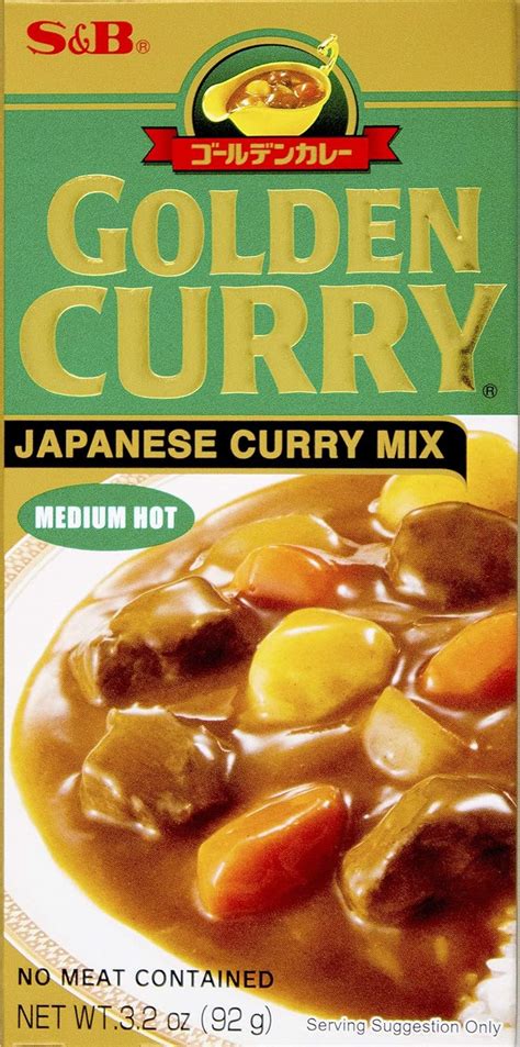 Sandb Golden Curry Sauce Mix Medium Hot Green 92g Uk Grocery