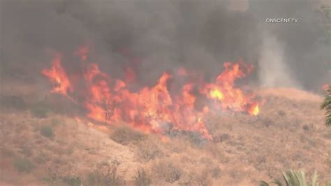 Crews Battle 2 Separate Wildfires In The Inland Empire