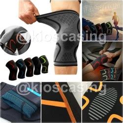 Promo Knee Compression Pad Sleeve Knee Support Brace Deker Pelindung