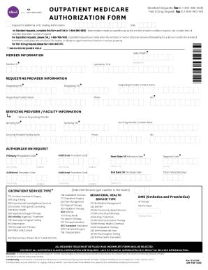 Fillable Online Allwell From Home State Health Outpatient Medicare