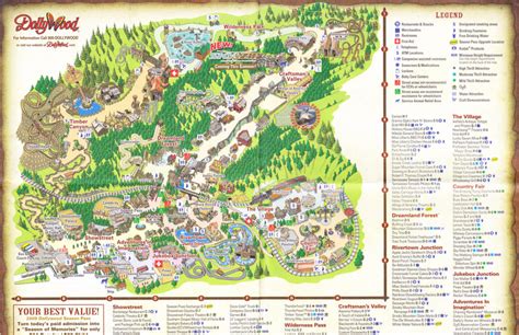 Dollywood Map 2025 - Brooks Maribeth