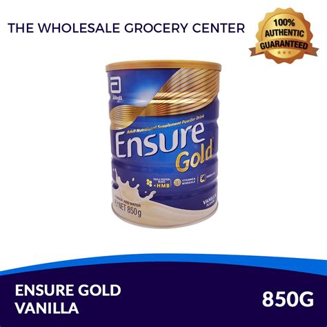 ENSURE GOLD VANILLA HMB 850G 1 2KG 1 6KG 2 4KG May 1 2023 Shopee