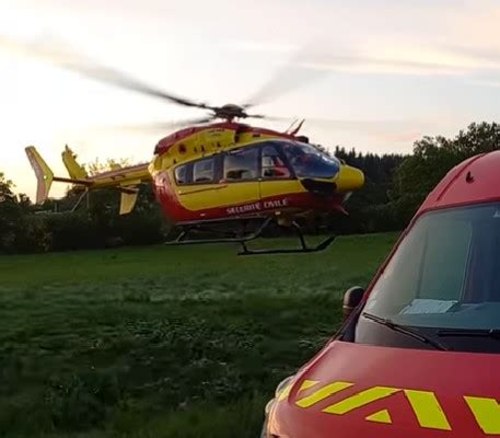 H Licopt Re Samu Pompiers Que Sest Il Pass Hier Sur La Route Des