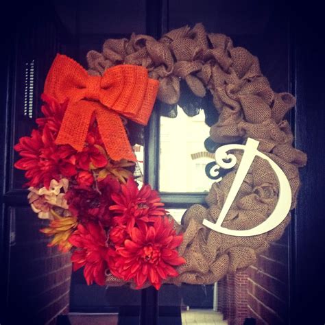 A Happy and Healthy Whirlwind of a Life...: Burlap Wreath DIY