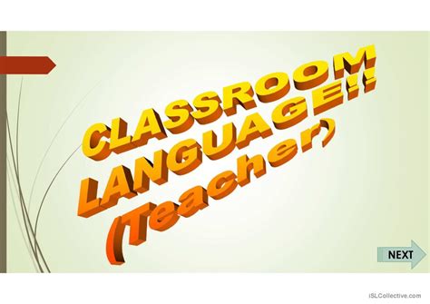 Classroom Vocabulary General Readin English Esl Powerpoints