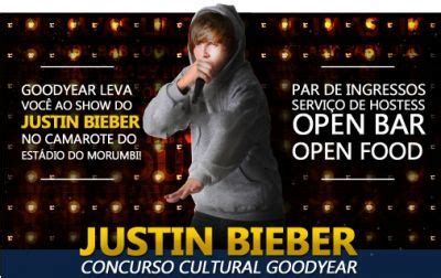 Concorrer A Ingressos Shows Justin Bieber No Brasil Concurso Cultural