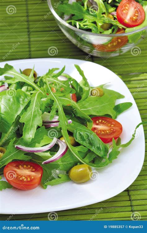 Salada Do Legume Fresco Imagem De Stock Imagem De Ervas