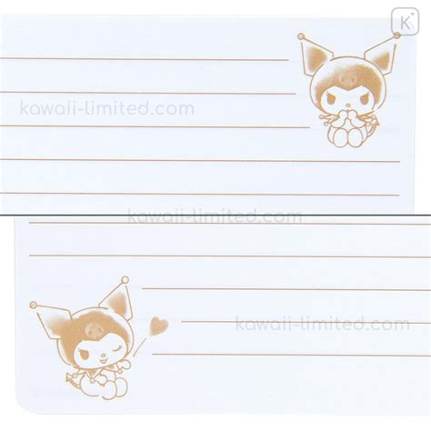 Japan Sanrio A Ring Notebook Kuromi Kawaii Limited