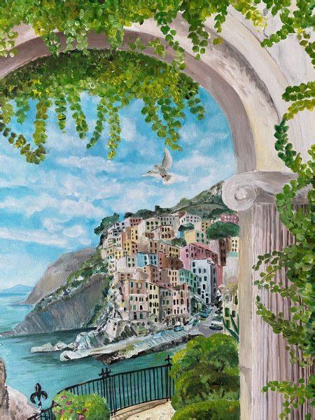 Positano Painting By Alina Tyutrina Jose Art Gallery