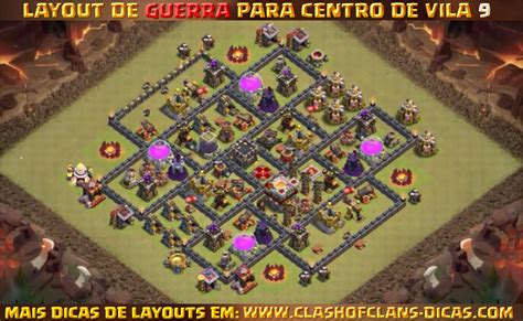 Layouts Para Cv Em Guerra Clash Of Clans Dicas