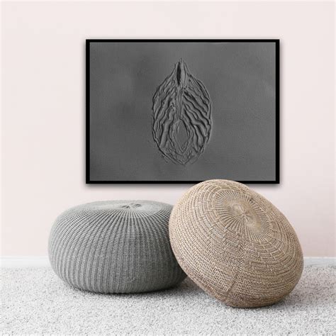 Vagina Art Vagina Sculpture Pussy Lesbian Wall Art Lesbian Painting Vulva Art Plaster Wall