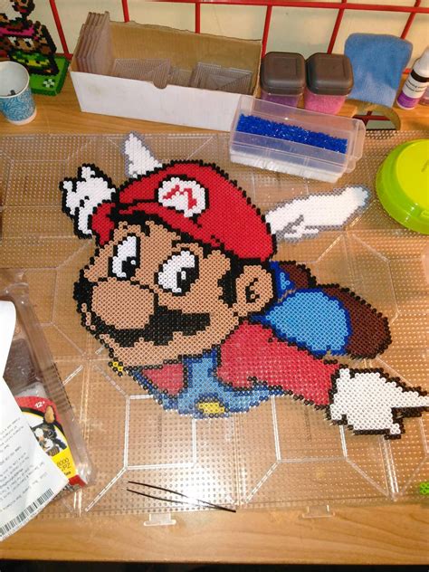 Mario N64 Perler By Ndbigdi On Deviantart