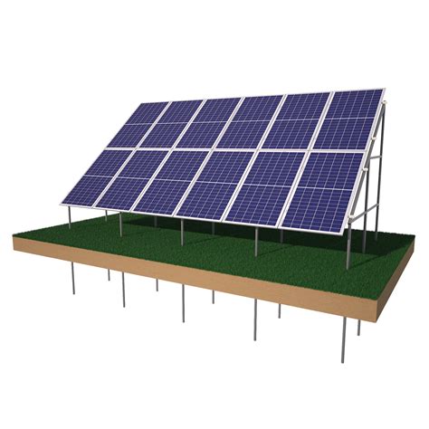 Kit Complet Sistem Fotovoltaic Kw Off Grid Monofazat Montaj La Sol